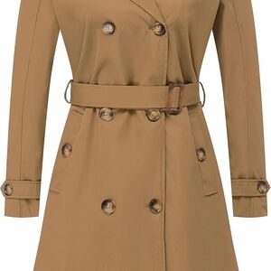 Classic Tan Trench Coat for Women
